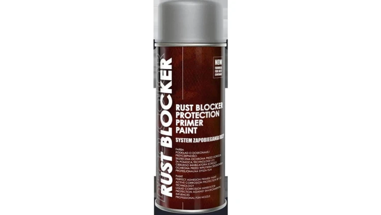 Farba bezpośrednio na rdze srebrna RAL 9006 RUST BLOCKER srebrny