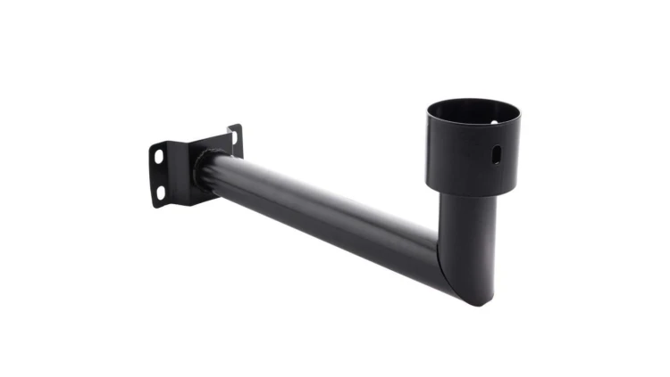 Uchwyt do lampy ulicznej solarnej 40cm RURA 75 mm Czarny