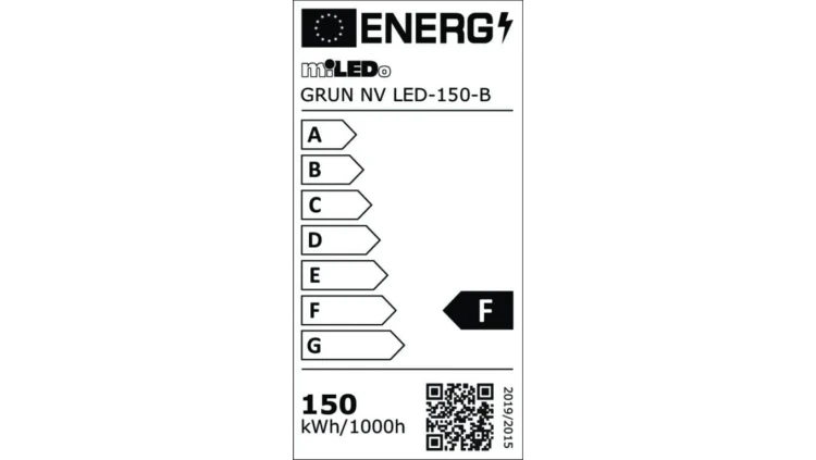 Projektor GRUN NV LED-150-B 14250lm 4000K barwa neutralna IP65 czarny 31395