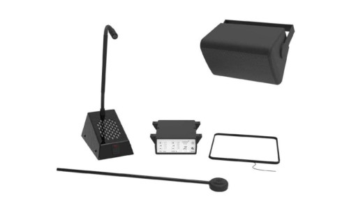 Zewnętrzny system interkomowy (IP54), z pętlą indukcyjną, STS-K080-IP