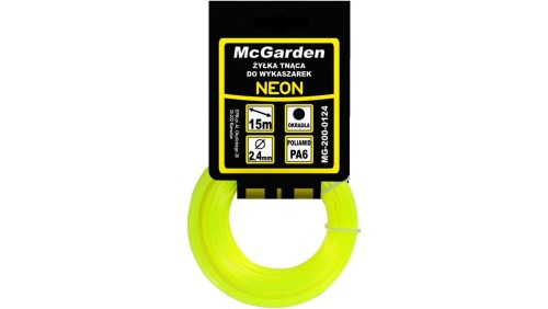 ŻYŁKA DO WYKASZARKI OKRĄGŁA NEON 3,0MM 15M