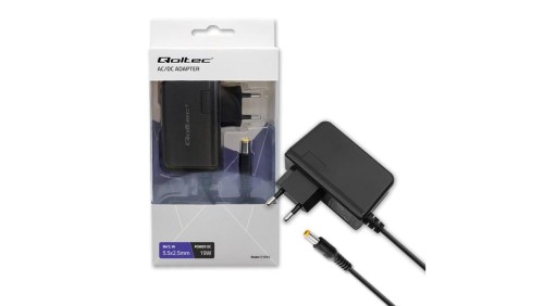 Qoltec Zasilacz wtyczkowy 19W 9V 2.1A 5.5*2.5