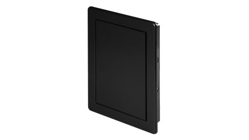 Drzwiczki rewizyjne czarne plastikowe 15x15 Awenta DT10CZ