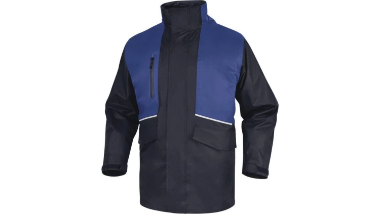 Kurtka 5 w 1 z poliestru pongee powlekanego PVC ALASKA3, kolor: granatowo-niebieski, rozmiar: XXL / ALAS3MBXX
