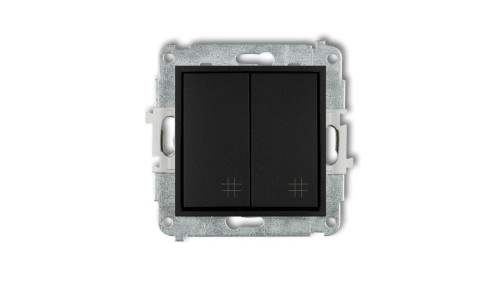 ICON Mechanizm łącznika podwójnego krzyżowego czarny mat 12IWP-66
