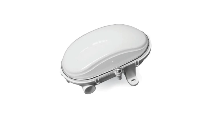 Oprawa kanałowa OVAL FLAT 5W LED 4000K, 580lm, IP54, biała / 34558