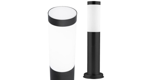 Lampa Ogrodowa Zewnętrzna E27 CZARNY SŁUPEK 45cm Lilium Lumiled