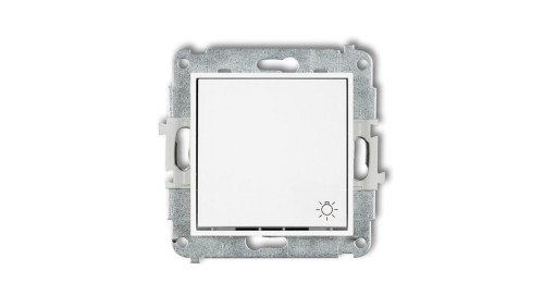 ICON Mechanizm łącznika zwierny światło biały mat 25IWP-5
