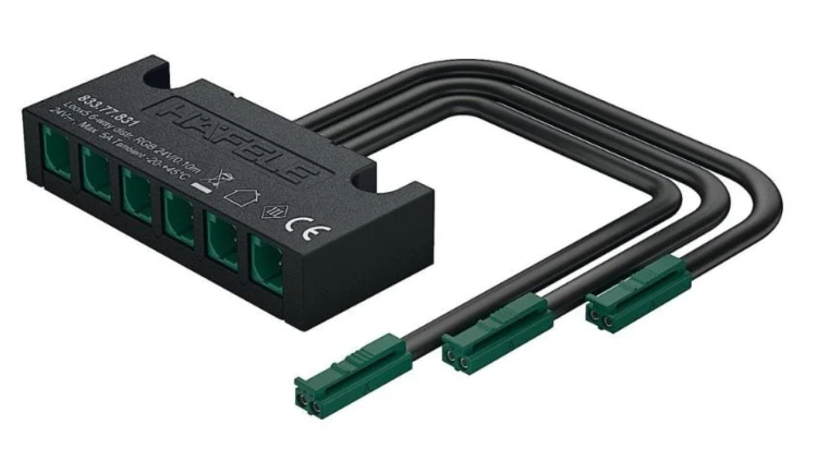 Adapter RGB 24V Loox5 do dystrybutora 6-gniazdowego Connect Mesh 83377831