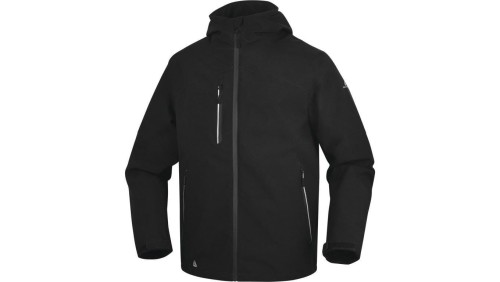 Kurtka 3 w 1 z poliestru stretch - wodoodporna i oddychająca EOLE2, kolor: czarny, rozmiar: 3XL / EOLE2NO3X
