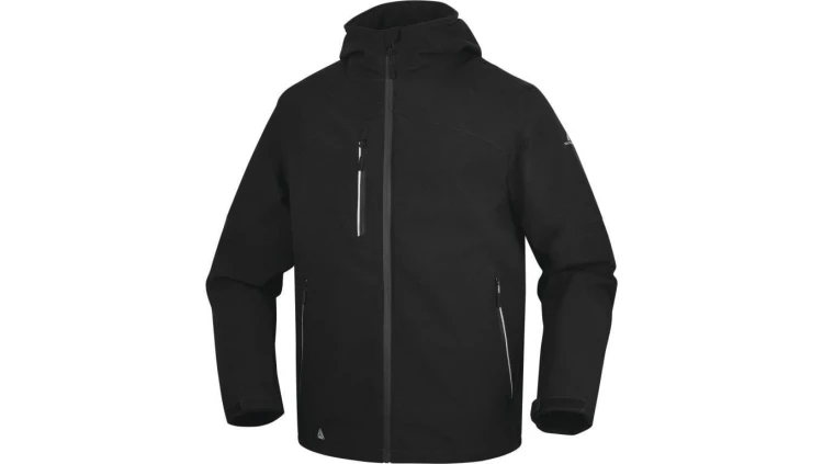 Kurtka 3 w 1 z poliestru stretch - wodoodporna i oddychająca EOLE2, kolor: czarny, rozmiar: 3XL / EOLE2NO3X