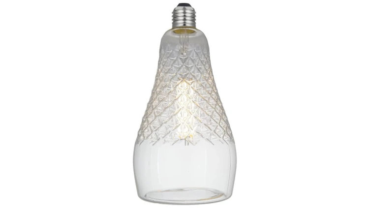ŻARÓWKA DECO CRISTAL IRIS CLEAR E27 6W 2 700K