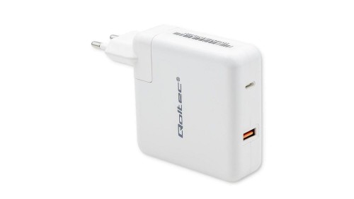 Qoltec Ładowarka GaN FAST 108W 5-20V 3-4.7A USB C Biała