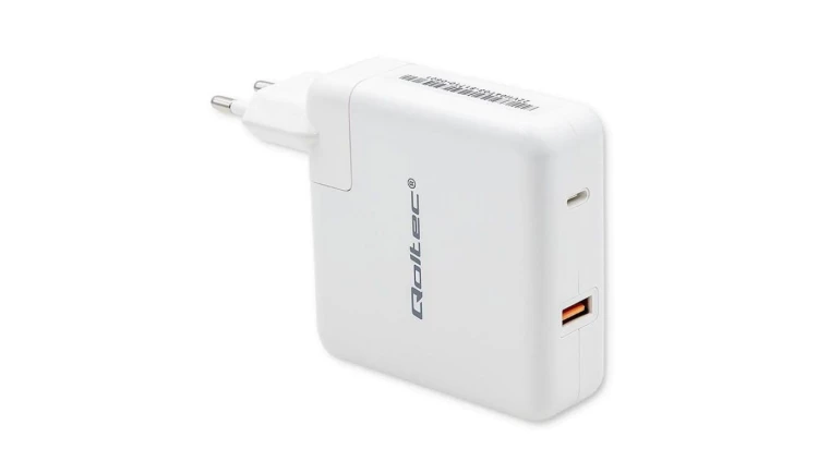 Qoltec Ładowarka GaN FAST 108W 5-20V 3-4.7A USB C Biała