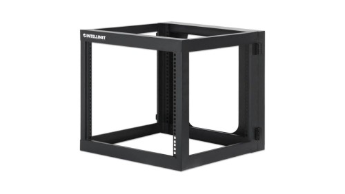 Rama Rack 19 9U 604x555, wisząca, tylne otwarcie, 4 słupki