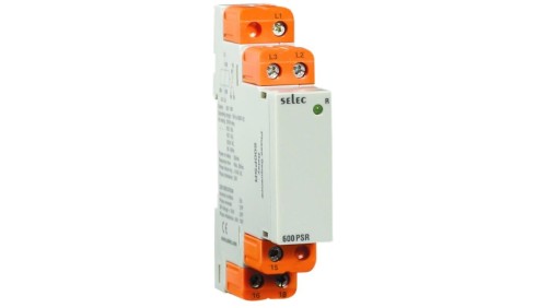 Przekaźnik kontroli faz 154-500VAC, 1SPDT, 17.5mm DIN Rail 600PSR-CU