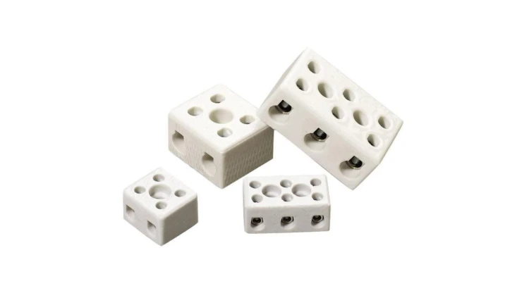 Złączka ceramiczna PT B4-2E - 4 mm² - 2-torowa