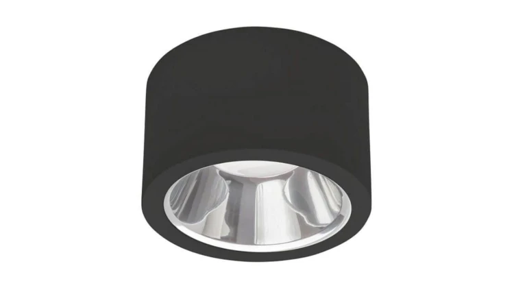 Oprawa natynkowa LED downlight 18W DRUM 1890lm przełączanie temperatury barwowej IP54 czarny 5 LAT GWARANCJI