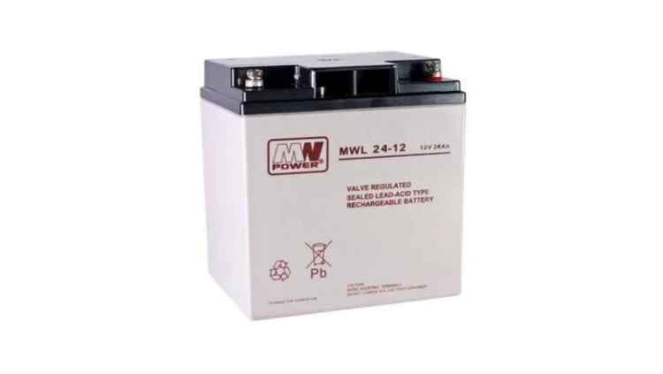 akumulator AGM 10-12lat 12V/24Ah MWL 24-12