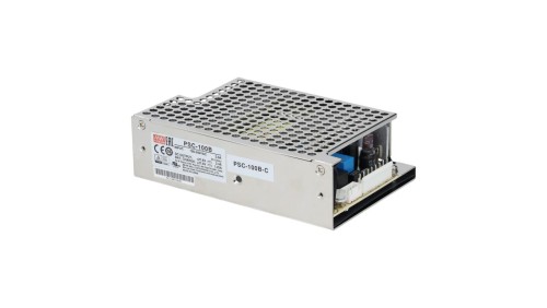 Zasilacz modułowy 27,6V 3,5A 100W buforowy otwarty (typu Open Frame) PSC Mean Well z wyjściem do ładowania akumulatora
