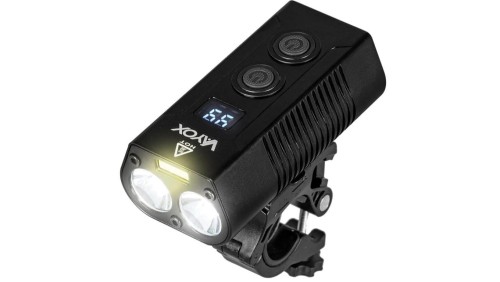 Światło rowerowe 750 lm 2x XML + COB + powerbank VA0045 Vayox