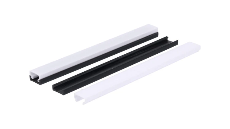 Profil led PCV Line Slim Extra 16x12 2m czarny ML
