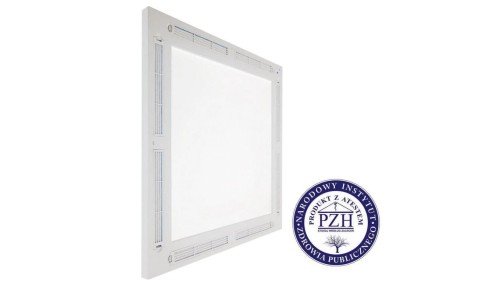 oprawa przepływowa wstropowa panel LED 36W oczyszczacz powietrza hybryda ASEPTICA ACTIV / nano