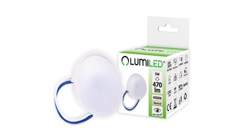 Wkład do Opraw LED MR16 Moduł INSERT Mleczny 5W = 50W 120 470lm 4000K Neutralna LUMILED