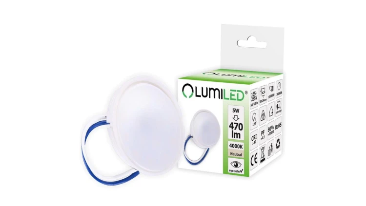 Wkład do Opraw LED MR16 Moduł INSERT Mleczny 5W = 50W 120 470lm 4000K Neutralna LUMILED