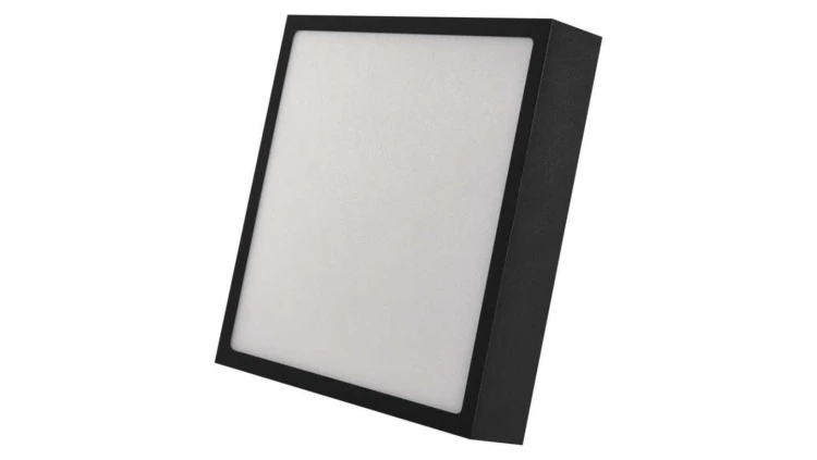 Panel LED natynkowy NEXXO, kwadrat, czarny, 21W, CCT EMOS ZM6343