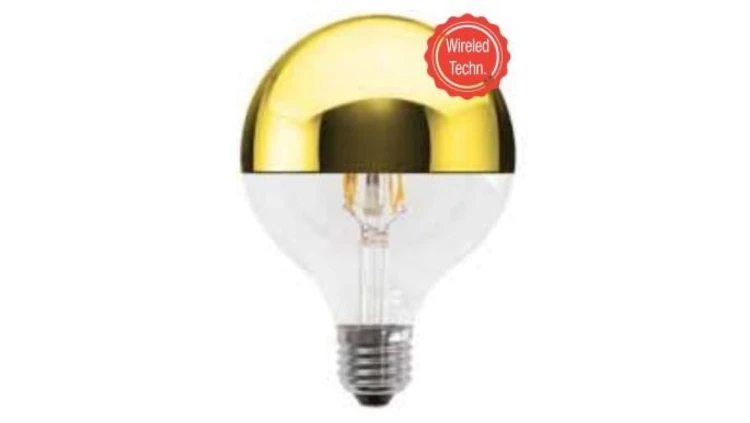 Żarówka LED GLOBO 5W/830 (40W) E27 DIM 125MM złocona w kopule - szklana (555376.0101)