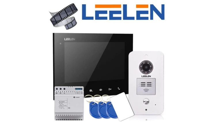 Zestaw wideodomofonowy z monitorem 7cali 305N_V31 / N15pc + zasilacz na szynę DIN (PAMIĘĆ ZDJĘĆ)