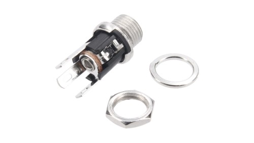 Gniazdo DC 5.5x2.1 do obudowy metalowe