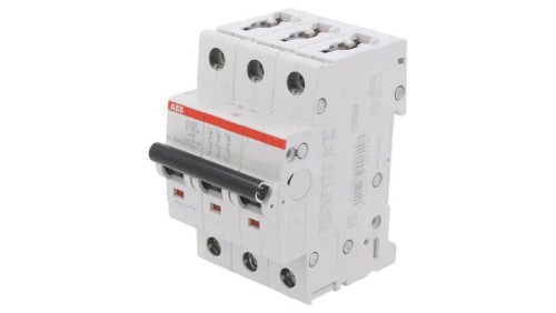 S203-K10 Wyłącznik nadprądowy 230/400VAC Iznam: 10A Bieguny: 3 6kA IP20