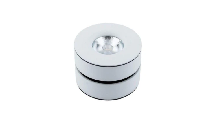 Oprawa nastropowa Abigali LED COB 12W z regulowanym kątem świecenia CRI90+