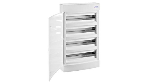 Obudowa natynkowa 4x18 IP40, drzwi białe