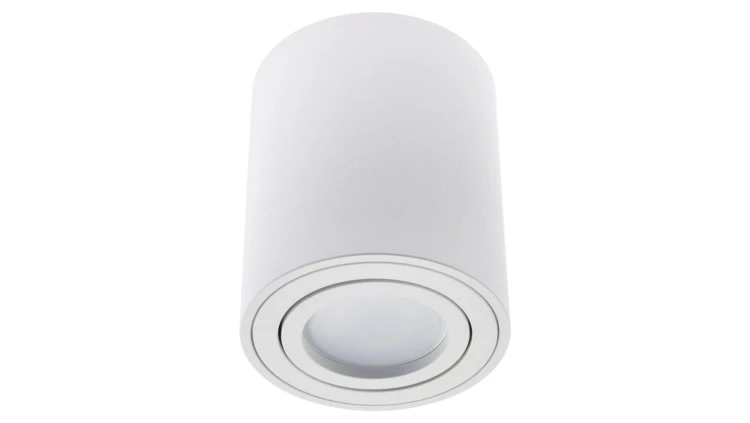 Oprawa Natynkowa HALOGENOWA Spot Tuba Ruchoma AMAT-M GU10 LUMILED Okrągła Biała 84mm