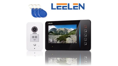 Zestaw wideodomofonowy z monitorem 7cali JB305_N60 / No15pc + 3xbrelok (z czytnikiem)