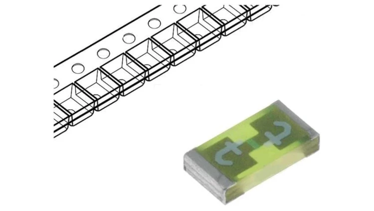 3413.0221.11 Bezpiecznik topikowy - szybki SMD 3,2x1,6mm 3,15V 32VAC 63VDC