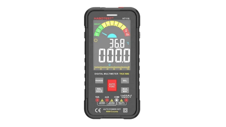 Cyfrowy multimetr uniwersalny Habotest HT116 True RMS, NCV