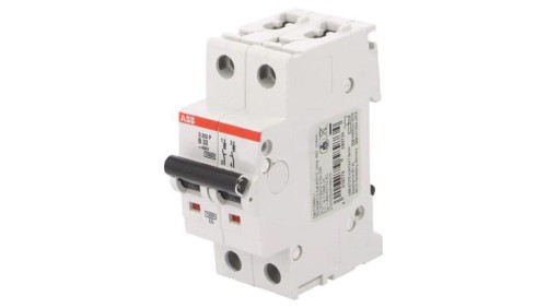 S202P-B32 Wyłącznik nadprądowy 230/400VAC Iznam 32A 2 biegunowy 10kA MCB