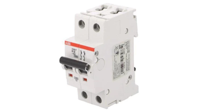 S202P-B32 Wyłącznik nadprądowy 230/400VAC Iznam 32A 2 biegunowy 10kA MCB