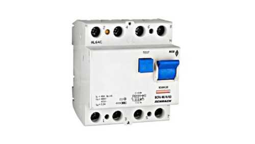 Wyłącznik różnicowoprądowy 40A/3+n/300mA/typ AC,6kA Seria BC