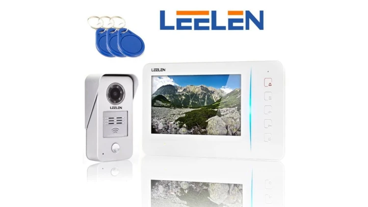 Zestaw wideodomofonowy z monitorem 7cali JB305_N60w / No15nc + 3xbrelok (z czytnikiem)