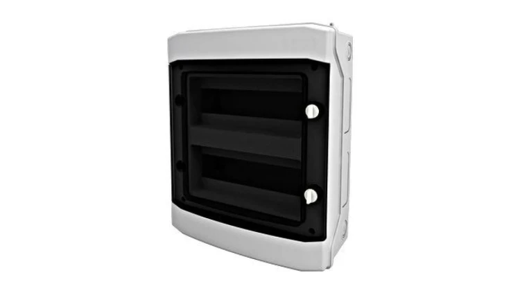 Obudowa natynkowa IP65, 2x12, drzwi transp., 400VAC/1500VDC