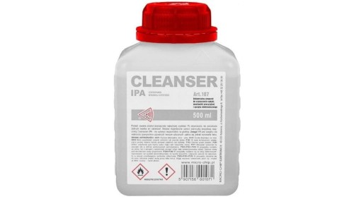 Alkohol izopropylowy w płynie 99,9 500ml Cleanser IPA MicroChip