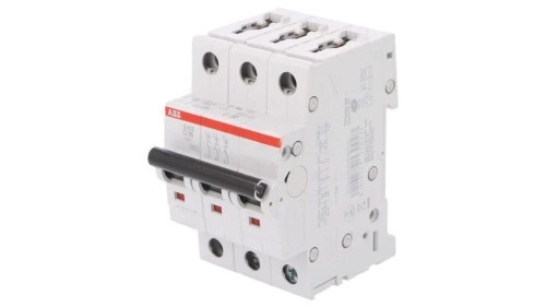 S203-D16 Wyłącznik nadprądowy 230/400VAC Iznam 16A 3 biegunowy 6kA IP20