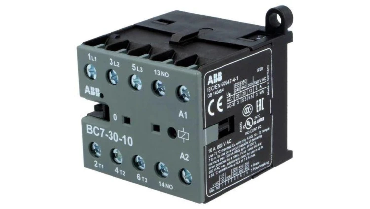 BC7-30-10-01 Stycznik 3 biegunowy NO x3 Styki pomocnicze NO 24VDC 7A BC7