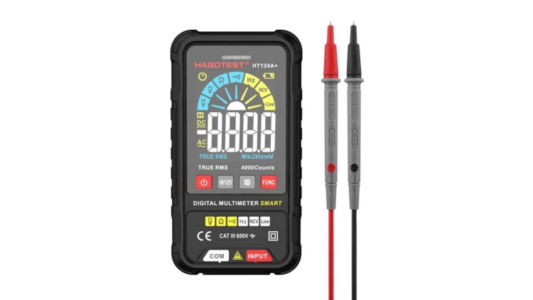 Cyfrowy multimetr uniwersalny Habotest HT124A+