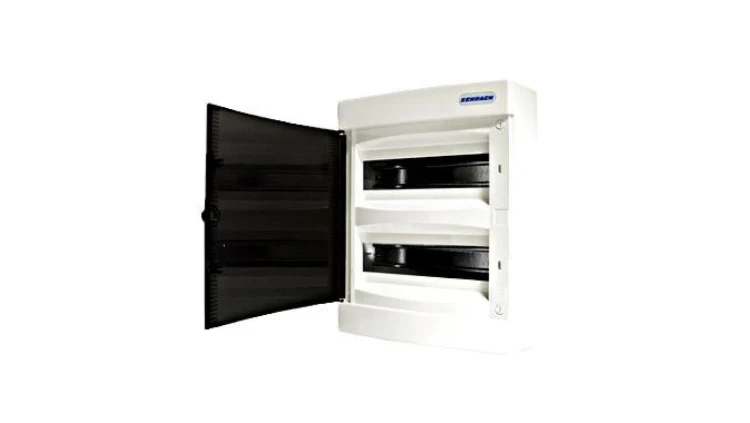 Obudowa natynkowa z tworzywa 2x12 IP40 d.transparentne N+PE